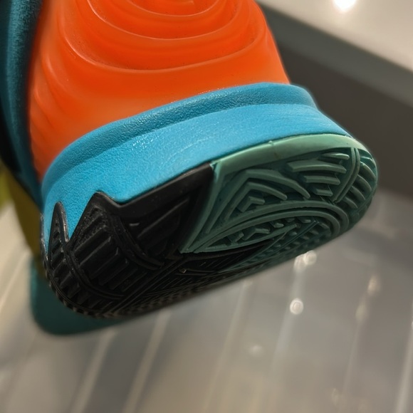 Nike Kyrie Turquoise and Orange Sneakers - Picture 12 of 14